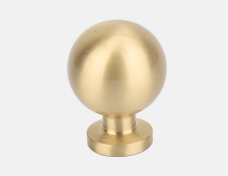 6608 Ball Cabinet Knob — Brushed brass