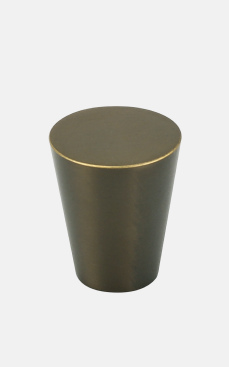 6611 Tapered Cabinet Knob — Coffee