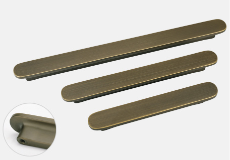 8825 Rounded Cabinet Pull — Coffee