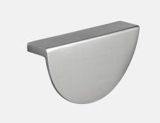 8863 Semicircle Cabinet Pull — Brushed nickel